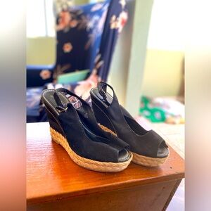 Retro Rockabilly Slingback Espadrilles